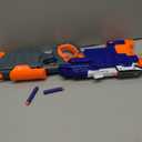 Nerf HyperFire Motorized Elite Blaster, 25-Dart Drum, Fires Up to 5 Darts Per Second, Includes 25 Official Elite Darts 