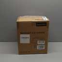 EUHOMY Nugget Ice Maker Countertop with Handle, Ready in 6 Mins, 34lbs Per Day, Removable Top Cover, Auto-Cleaning, Portable Sonic Ice Maker with Basket and Scoop, for Home/Party/RV/Camping (Black)