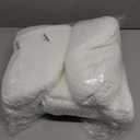 CHxxy Memory Foam Pillows, Cervical Pillow for Neck and Shoulder Pain Relief, Ergonomic Contour Bed Pillow, Soft for Side Sleep Stomach Sleeping and Back Sleeper-Queen Size&White