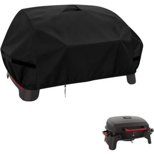 Grill Cover for Megamaster 820-0065C 1 Burner Portable Gas Grill,Waterproof Tabletop Propane Gas Grill Cover for Outdoor,600D Portable Charcoal Grill Cover-28 D x 20" W x 13" H