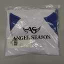 2 x Angel season Rash Guard for Boys UPF 50+ Swim Shirt Long Sleeve Bathing Suit Summer UV Protection Sun Shirts Rashgurad (2T, White Blue)