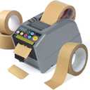 Ribbon Cutting Machine, Automatic Tape Dispenser, Dual-Tape Design, 999mm Max Cut Length, Smart Memory & Safety Sensor for Office, Craft, and Packaging Use