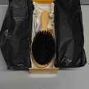 Belula 100% Boar Bristle Hair Brush Set (Medium). Soft Natural Bristles for Thin and Fine Hair. Restore Shine And Texture. Wooden Comb, Travel Bag and Spa Headband Included!