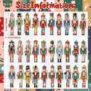 30 Pcs Diamond Art Nutcrackers Magnet Kits for Christmas DIY Nutcrackers King and Soldier Figures Diamond Painting Magnets for Crafts Gifts Home Decors