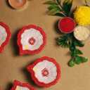 3 x Premium Handmade Terracoaat Set of 6 Clay Diya for Diwali/Navratri Decorations Oil Lamp Diwali Clay Diya Tea Light Holder Home Decor Festival Gifts Puja Items