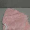 Light Pink Christmas Tree Skirt, Small Fur 24 Inch Tree Skirt, Soft Pastel Pink Fluffy Valentines Tree Rug, Pink Christmas Decorations Tree Ornaments for 3 Ft Tree