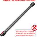 Replacement Accessories Quick Release Wand for Dyson V7 V8 V10 V11 and V15 Models (Iron).