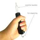 1 Pack Button Hook and Zipper Pull Helper - Dressing Button Aid Assist Tool for Arthritis Disabled Elderly - 2 in 1 Dressing Aids Tool