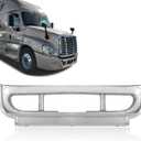 Hight Chrome Front Bumper Center Outer Cover Compatible with 2008-2017 Freightliner Cascadia