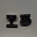 DGYB Large Suction Cup Hooks for Shower Set of 2 Black Towel Hooks for Bathrooms Stainless Steel Suction Hooks for Inside Shower 15 Lb Removable Wall Hook for Hanging Heavy Duty