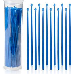 PEKYBIO Micro Scoops Disposable Polypropylene Measuring Spoons 100pcs Plastic Transfer Scoops, 2-12 mg Capacity, BPA-Free & Static Free Sample Scoop for Powders and Lab Work