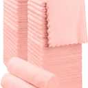 Orighty Ultra Soft Washcloths 48 Pack, Premium Microfiber Towel Sets 12 x 12 inches, Absorbent and Quick Drying Coral Velvet Washcloth, Multi-Purpose Wash Cloths for Bathroom, Hotel, and Gym (Pink)