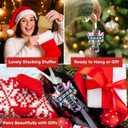 3 x Christian Christmas Ornaments - Religious Christmas Ornaments for Women - Christian Gifts for Women - Religious Bible Verse Jesus Inspirational Faith Ornament for Tree - Acrylic Ornament