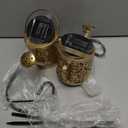 Merear Solar Watering Can Lights Outdoor with 8 Multi-Color Changing Modes, IP65 Waterproof Landscape Light Garden Decor, One Pole Two Lights Outside Decorations for Lawn, Backyard, Patio, Christmas