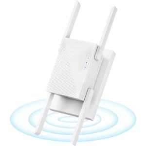 WiFi Extender WiFi Booster 1200 Mbps Dual Band (5GHz/2.4GHz) WiFi Extenders Signal Booster for Home, Internet Extended Booster WiFi Repeater (White)