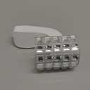 Hohean Wall Fragrance Plug in with Night Light, Compatible with Bath & Body Works WallFlower Fragrance, Wall Plug Fragrances Oil Diffuse with Nightlight for Home, Office(1 Pack,Square)