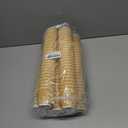 200 Pcs 4oz Paper Espresso Cups Ripple Wall Hot Cups For Coffee Disposable Coffee Cup Paper Hot/Cold Drinking Cups for Party, Picnic, Travel and Events (Kraft Paper Color)