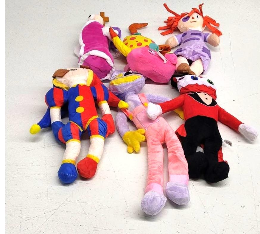 The Amazing Digital Circus Plush,11.7" Jax Plushies Toy Gift, Cute Stuffed Figure Doll for Kids 6 Pack The Amazing Digital Circus Plush,11.7" Jax Plushies Toy Gift, Cute Stuffed Figure Doll for Kids 6 Pack
