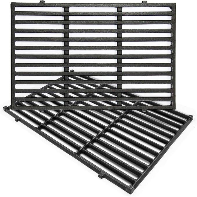 Hongso 7524 Grill Grates for Weber Genesis E-310 E-330, 19.5 x 12.9 in Each
Fits Genesis 300 Series E/S/EP 310 320 330, 7528, Cast Iron, (NOT Fits Genesis II Grills)