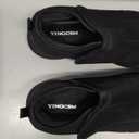 Men's Wide Diabetic Slip-On Shoes Adjustable Comfortable Walking Shoes for Swollen Feet Elderly Foot Pain Relief and Neuropathy Support (8.5 Wide, Black)