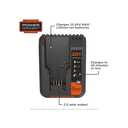 BLACK+DECKER 20V MAX Lithium Battery Charger, 2 Amp (BDCAC202B) (One Size)