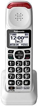 Panasonic Cordless Phone Handset Accessory Compatible with KX-TGM420W Series Cordless Phone Systems - KX-TGMA44W (White)