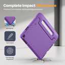 Bolete Kids Case for Samsung Galaxy Tab A 10.1 2019 Release (Model:SM-T510/T515),Shockproof Soft EVA Adjustable Bracket Cover for Samsung Galaxy Tab A 10.1 Case, Purple