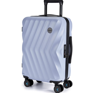 BAGSMART Carry On Luggage 22x14x9 Airline Approved, PC Hardside Suitcase, 20 Inch Carryon with Spinner Wheels, Travel Luggage Lightweight Rolling Suitcases for Men Women (Purple)