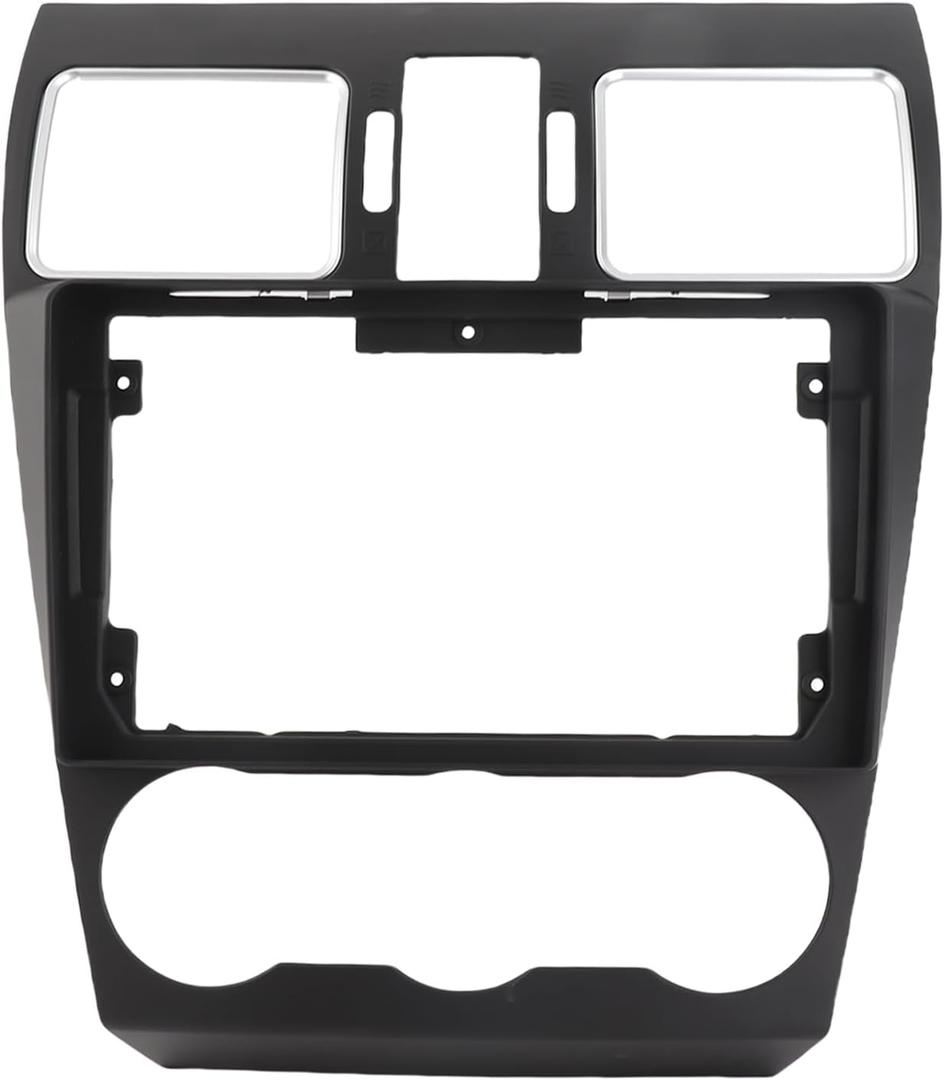 Stereo Panel Frame for 2012 2015 XV CROSSTREK Car Radio Fascia Replacement Premium ABS Navigation Dashboard Cover Direct Fit No Modifications Needed