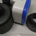 Fuel Transfer Pump with Auto-stop Sensor and 4 Tank Adapter, 2.4GPM 51" Hose Battery-Powered Portable Liquid Pump for Gasoline & Diesel Oil (Blue)