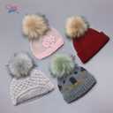 Furryvalley Faux Fur Pompom 6pcs DIY Crafts Fluffy Balls for Hat Shoes Scarves with Snap Fastener Removable Knitting Hat Horse Riding Hat Silk Accessories 6 Inch Extra Large(3 Popular Mix Colors)