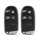 GZXNKEY Smart Key Fob Keyless Entry Remote Replacement for Ram ProMaster 1500 2500 3500 2022 2023 2024 2025 M3N-40821302 7FF25LXHAB 4Achip 2PCS