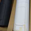 LARS NYSM Electric Salt and Pepper Grinder Set, USB Rechargeable, Automatic Salt and Pepper Mills, Spice Shakers Refillable with LED Light, Adjustable Coarseness, Ceramic Grinder (Black/White)