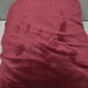 H.VERSAILTEX Real Velvet Plush 3 Piece Stretch Sofa Covers Couch Covers for 2 Cushion Couch Loveseat Covers Width Up to 72 Inch Feature Thick Soft Stay in Place (Medium Sofa, Burgundy)