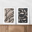 iRahmen 16x20 Picture Frame Set of 2 with Plexiglass, Distressed White Wood Poster Frame Display Pictures 11x14 with Mat or 16 x 20 Without Mat for Photo Wall Mounting