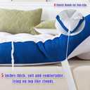 WhatsBedding 5 Inch Memory Foam Full Size Mattress Topper for Back Pain