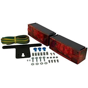 Blazer International Hopkins C7280 LED Low Profile Submersible Trailer Light Kit – Waterproof Stop/Turn/Tail Lights with License Plate Bracket & Wire Harness – Fits Trailers Over & Under 80" Wide Blazer International Hopkins C7280 LED Low Profile Submersible Trailer Light Kit – Waterproof Stop/Turn/Tail Lights with License Plate Bracket & Wire Harness – Fits Trailers Over & Under 80" Wide
