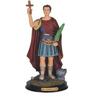 StealStreet Saint Expedites Holy Figure Religious Statue Decor, 12"