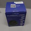 MySmile Dental Ultrasonic Retainer Cleaner Machine- 45kHz UV Denture Cleaner with 200ML Capacity for Aligner, Braces, Mouth Guard, Night Guard, Portable Dental Cleaning Pod with Digital Timer (Black)