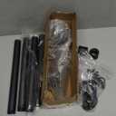 24 inch Pan Rack Wall Mounted Set of 2, Pan Hangers for Kitchen, Industrial Pipe Utensils Hanging Rail Detachable Storage Organizer, Iron Lids Holder with 10 S Hooks