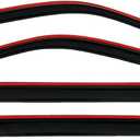 Auto Ventshade [AVS] In-Channel Rain Guards For 2009 - 2024 Dodge Ram 1500 (19-24 Classic Body Only); 2010-2025 Ram 2500 & 3500 Mega/Crew Cabs | Window Vent Visors, 4 pcs. - Smoke | 194109