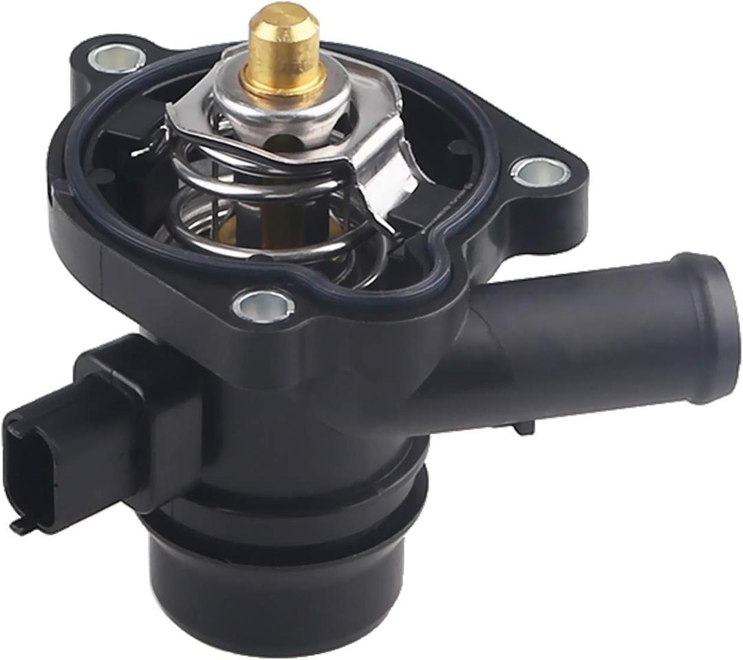 WMPHE 55565336 Engine Coolant Thermostat Housing Assembly Compatible with 2011-2016 Chevy Cruze Limited 1.4L Replace OEM 55565336 55579010 902-808