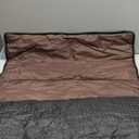 Dog Car Front Seat Cover Scratch Oxford Cloth Coffee Color for Travel