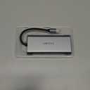 11-in-1 USB C Hub Multiport Adapter, USB C Docking Station with 4K HDMI, VGA 1080P, 100W PD, Ethernet, SD/TF, Audio, USB 3.0 Port, Laptop Dock for MacBook Pro/Air, iPad, Windows (Grey)