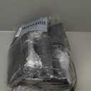 SWEMSTAR Chair Cushions - 15"*17" Kitchen Dining Chair Pads Foam Seat Cushion for Chairs Barstool Cushions Non Slip Seat Pad Set of 6 - Black