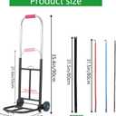 35.5 Inches Plant Caddy with Wheels,Adjustable Plant Transport Cart with Strap,Load Capacity of 120 Pounds Garden Plant Pot Mover Cart for Indoor and Outdoor Use