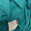 Peomeise 2PCS 6FT Spandex Table Cover Rectangular Stretch Spandex Tablecloth (Turquoise,6FT) (2PACK 6FT)