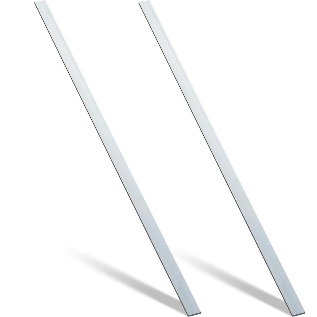 Yaocom 2 Pcs 304 Stainless Steel Flat Bar, 48" L,1-1/2" W,1/8" T