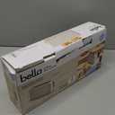 bella 2 Slice Slim Toaster, Fitsanywhere™ Kitchenware, 6 Setting Shade Control with Reheat & Cancel Buttons, Fits sourdough, 10” Long Slot, Anti Jam & Auto Shutoff, 900 Watt, Oatmilk