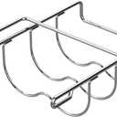 ALANO Wine Rack- Refrigerator Bottle Rack Holds 2 Bottles of Your Favorite Wine or Drink Universal Bottle Holder Will Fit Most Fridges for 10mm Shelves in Stainless Steel 304